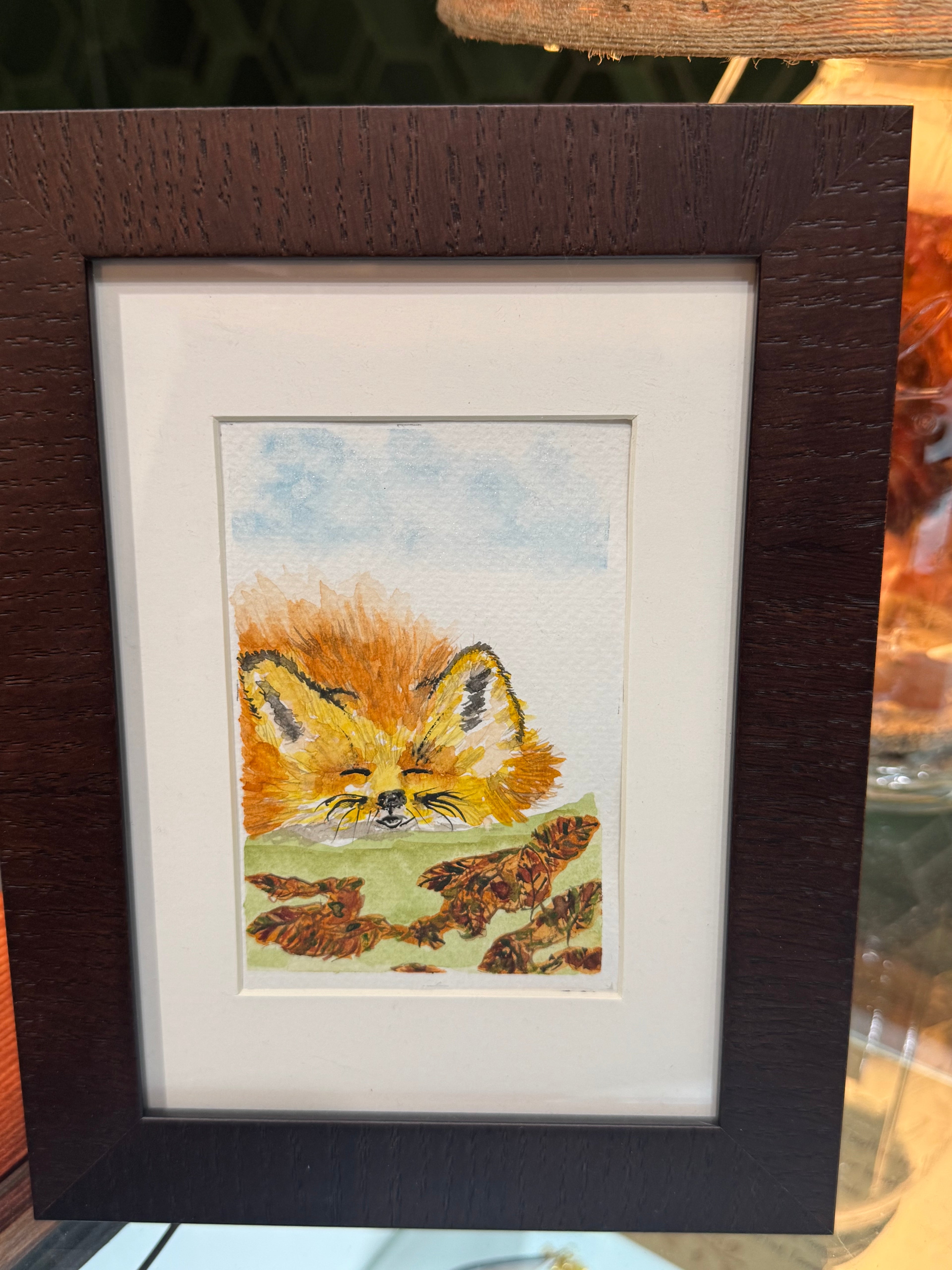 Fox Watercolor Painting – Original Artwork