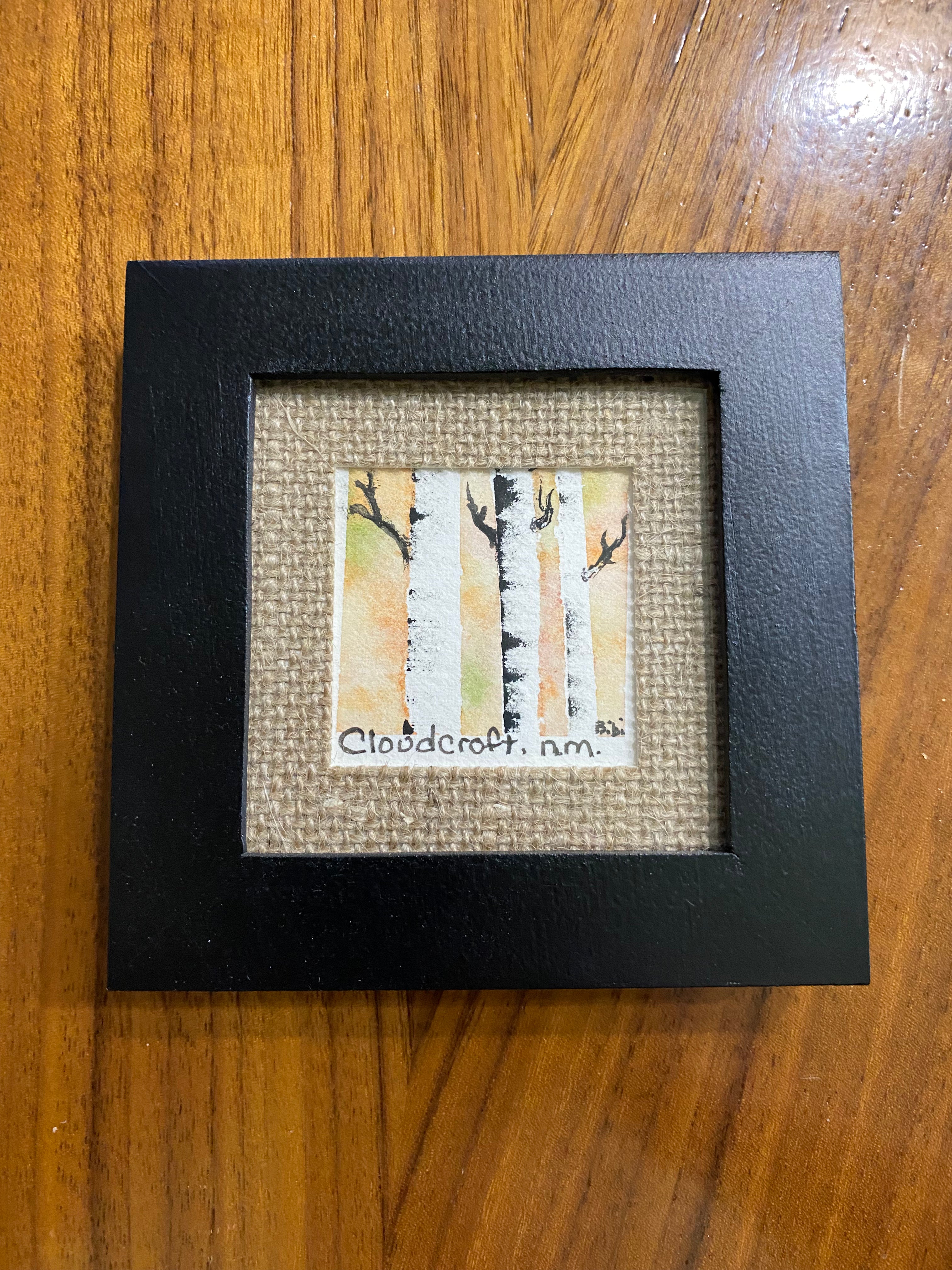 Framed Mini Art – Cloudcroft, New Mexico Aspens