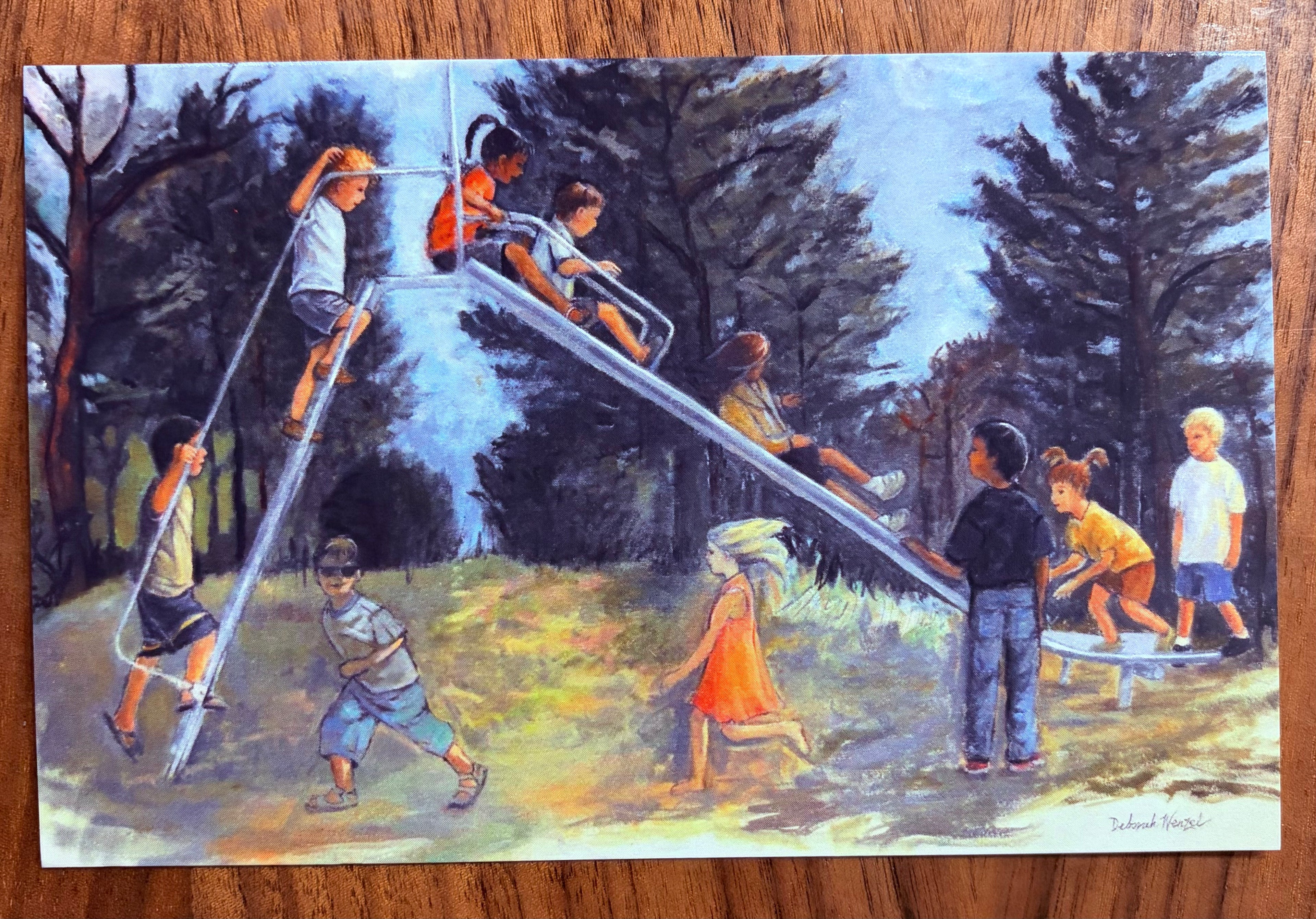 Children at Play Notecard