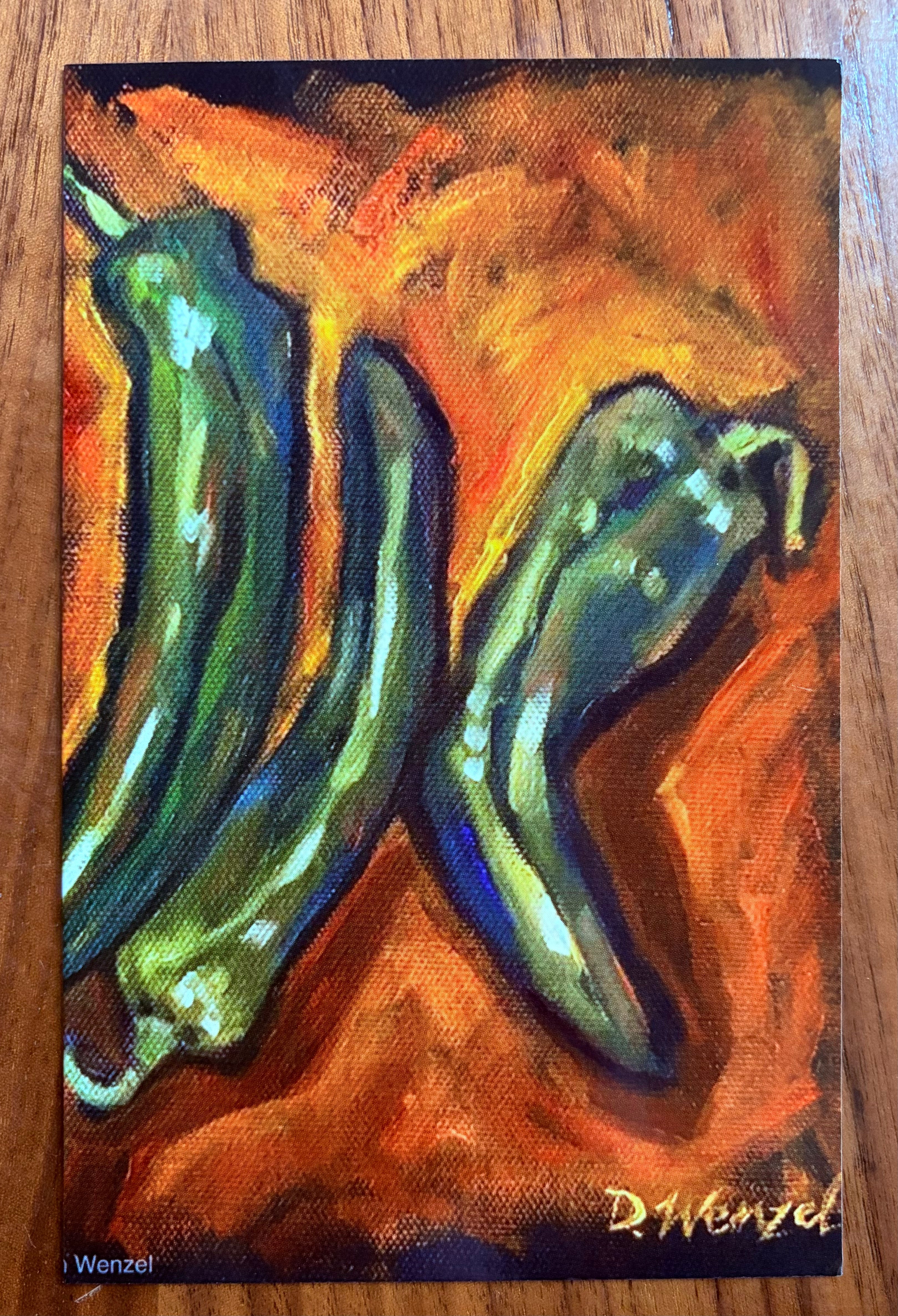 Green Chiles Notecard