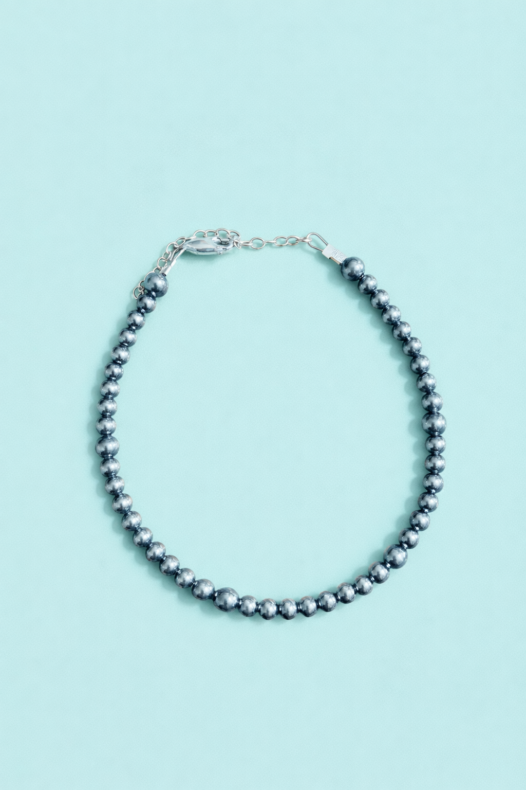 Sterling Silver Navajo Pearl Bracelet
