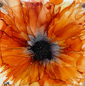 SALE!! Alcohol Ink Floral Hanging Tile