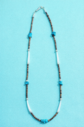 Hand crafted Navajo Turquoise & Heishi Bead Necklace