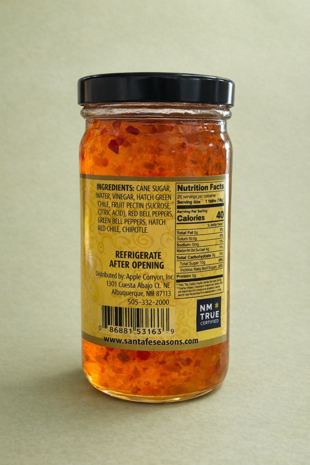 Santa Fe Seasons Red & Green Chile Christmas Jelly – 10 oz