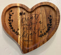 Create in Me a Pure Heart” Wooden Heart Sign – Psalm 51:10