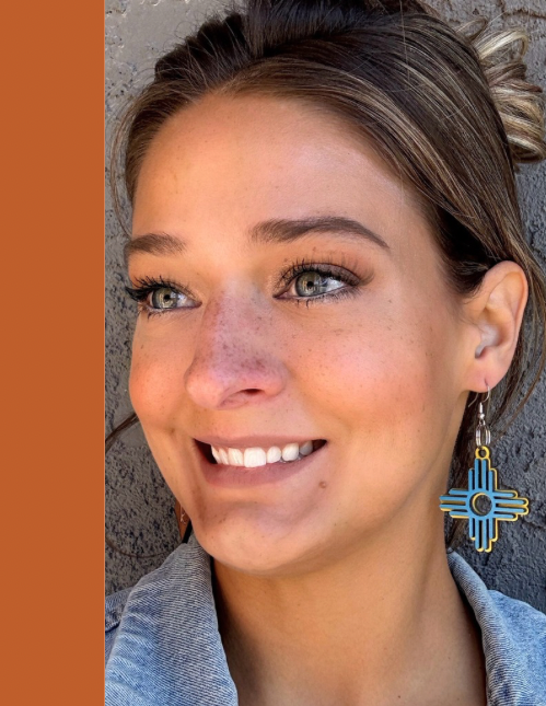 Beautiful Hand-Crafted Zia Earrings